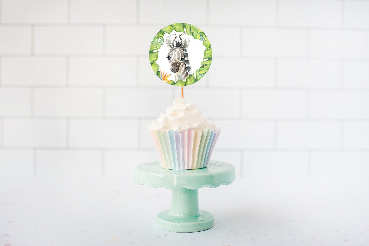 Safari Cupcake Toppers | Jungle Themed Party Cupcake Picks