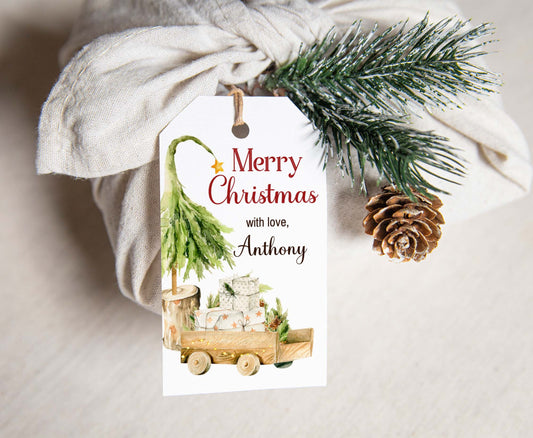 Editable Kids Christmas Tags | Merry Christmas Tags - 112