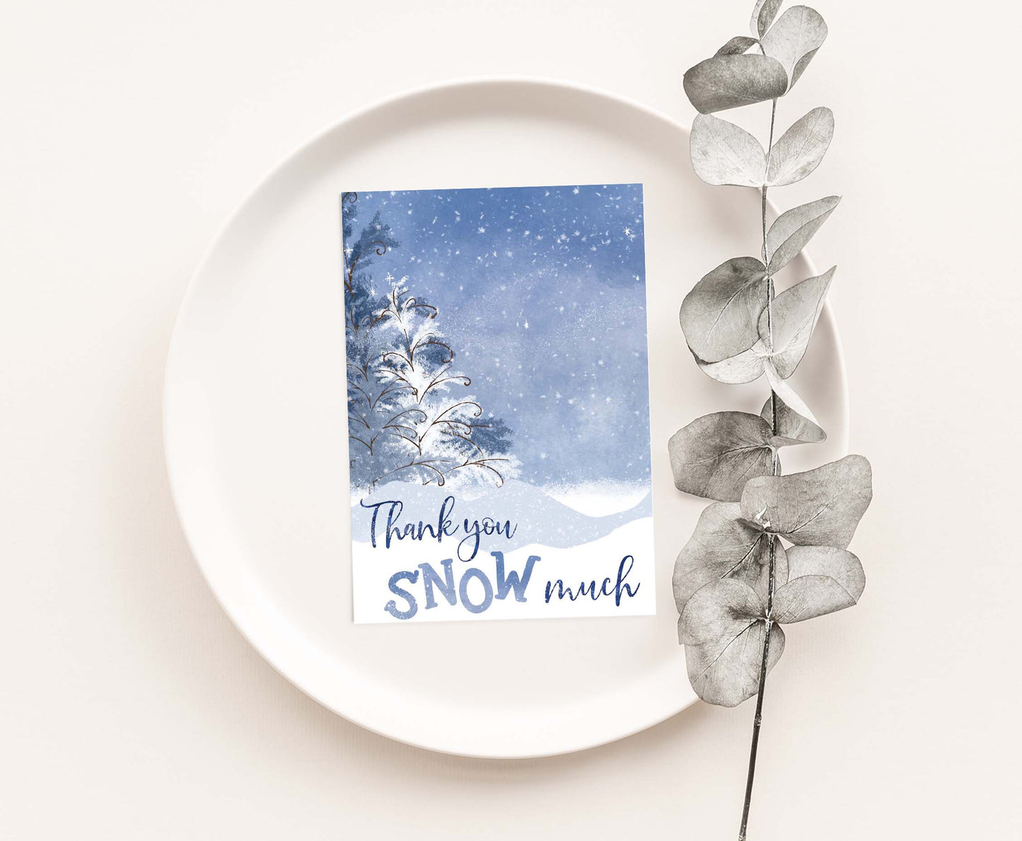 Thank you cookie Card | Christmas Printable Cards - 112