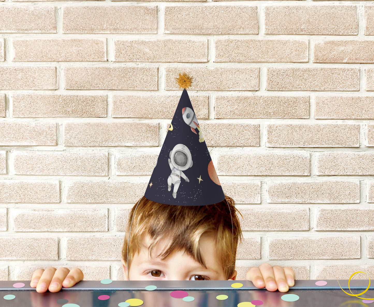 Space Party Hats | Astronaut Themed Birthday Party Decorations - 39C