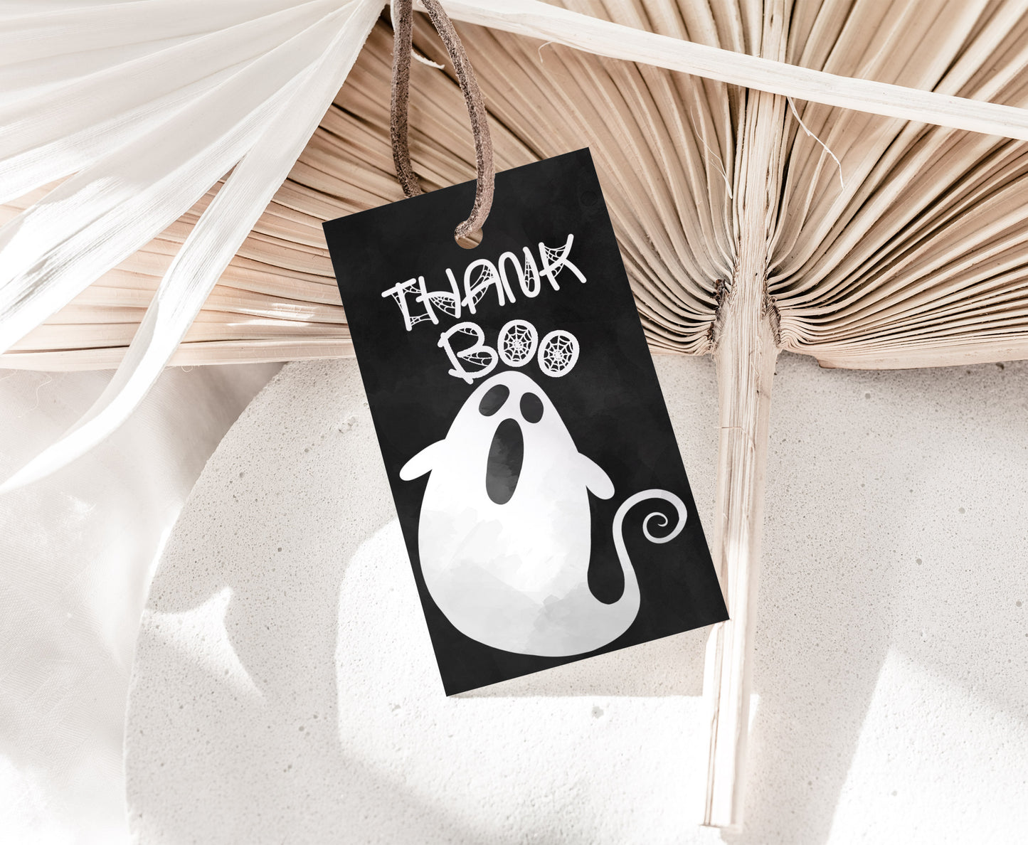 Boo Thank You Tags |  Halloween Birthday Party Favor Tags - 115k