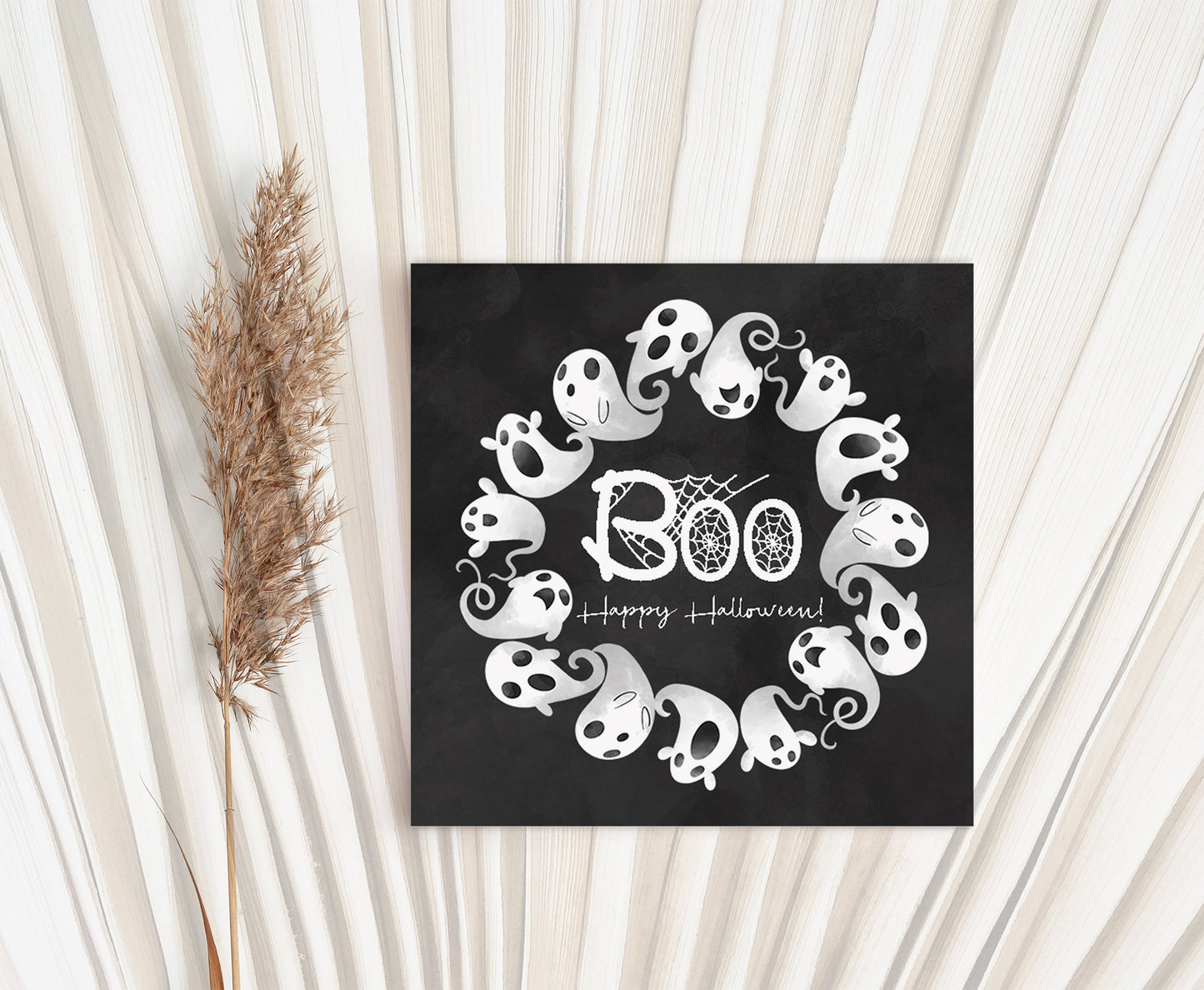 Boo Tags 2"x2" | Halloween Themed Party Decorations - 115K