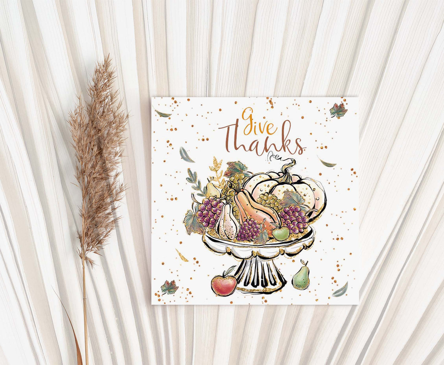 Give Thanks Tags 2"x2" | Thanksgiving Tags - 118