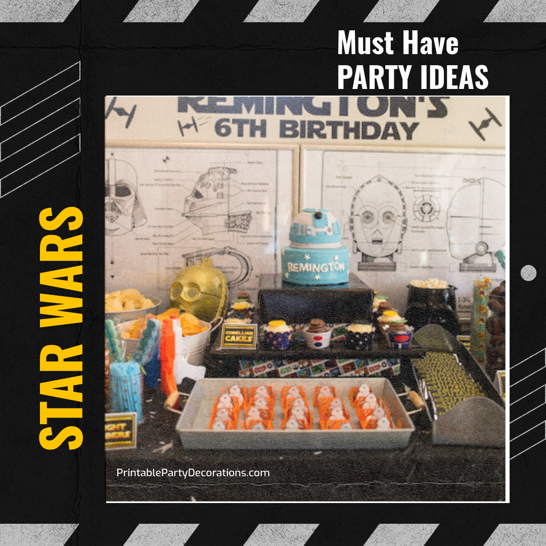 Must have STAR WARS party ideas!