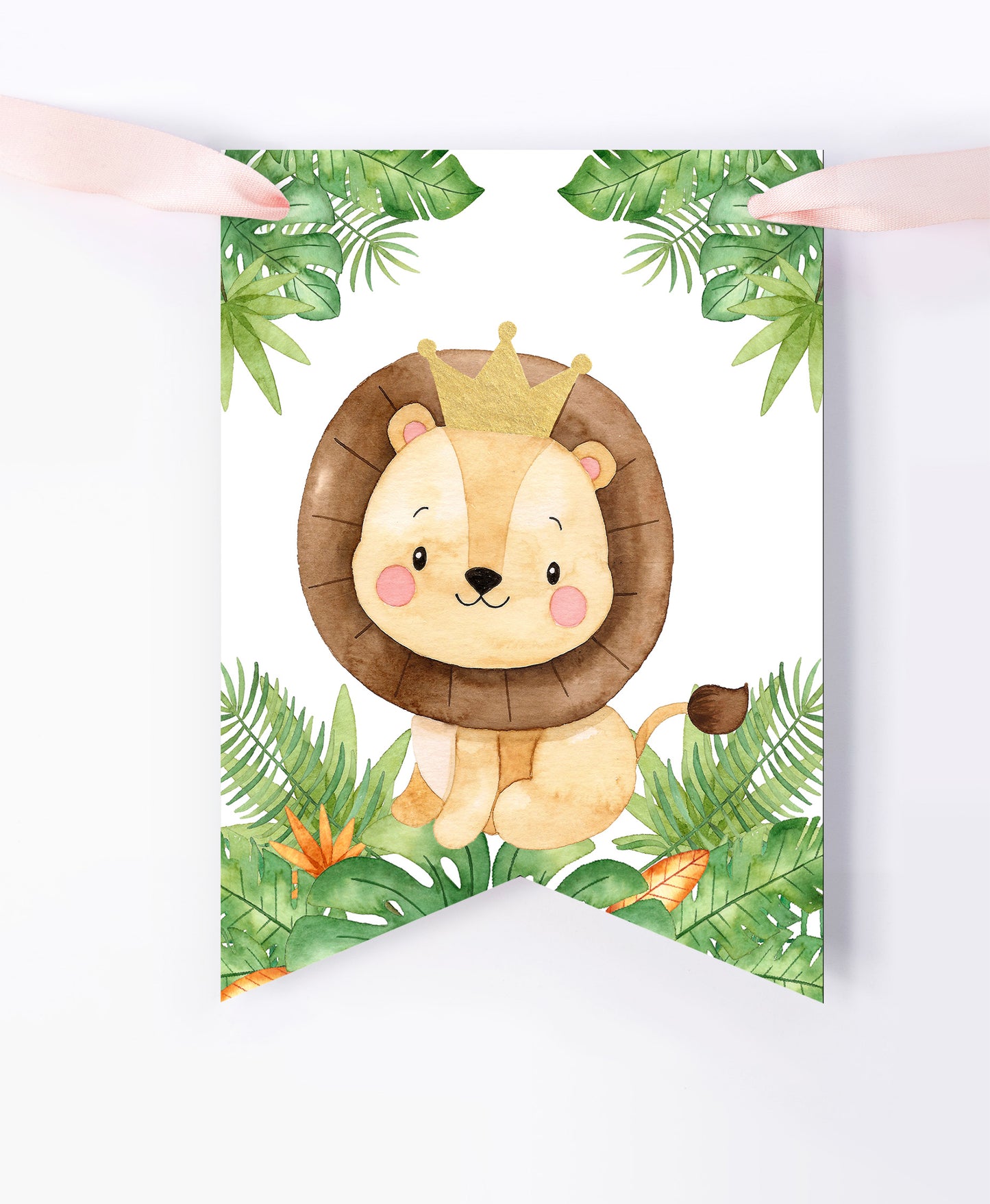Safari Animals Banner | Jungle Theme Printable Party Decorations - 35E