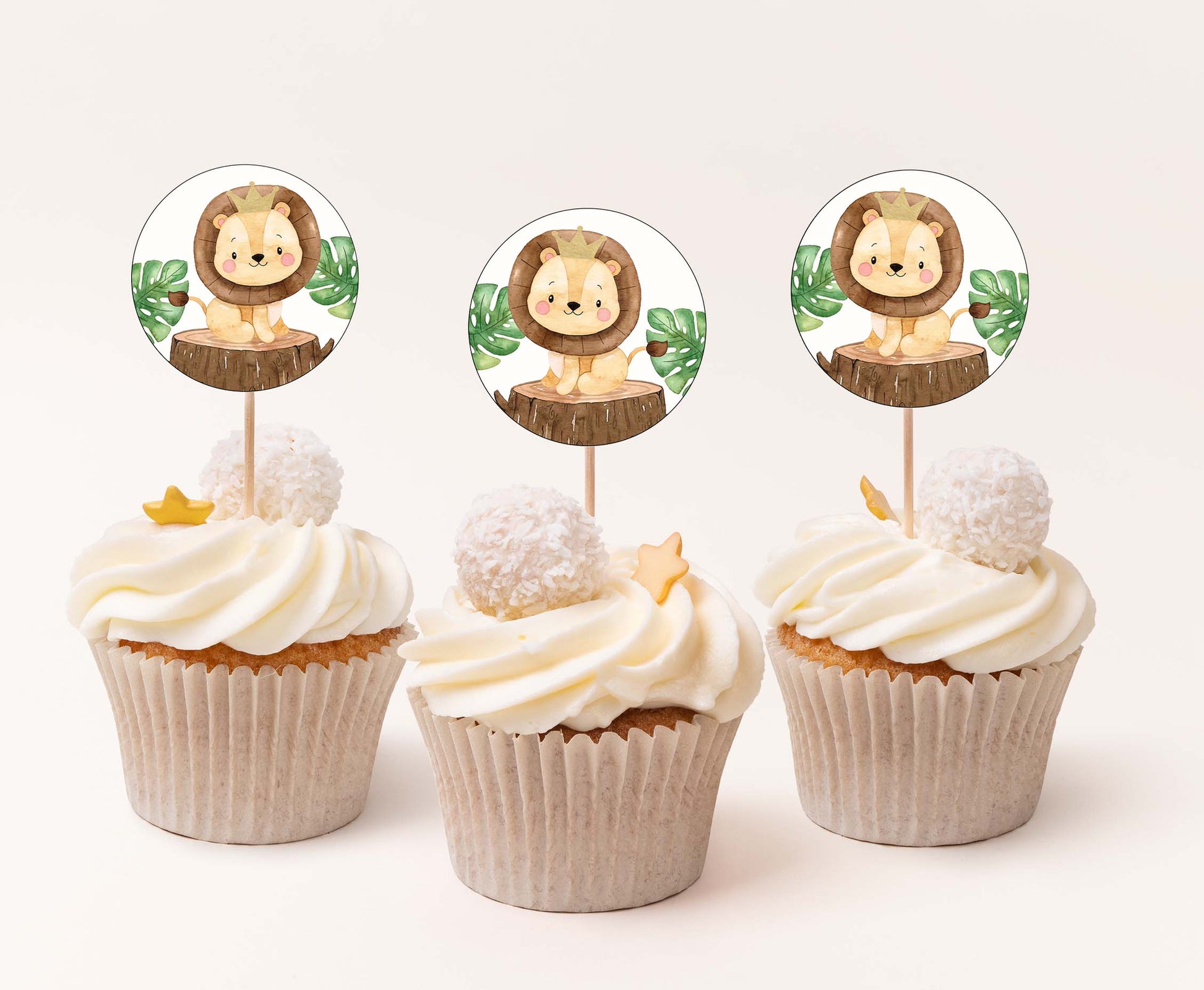 Non-personalized Designer Cupcake Toppers Instant Download -  New  Zealand