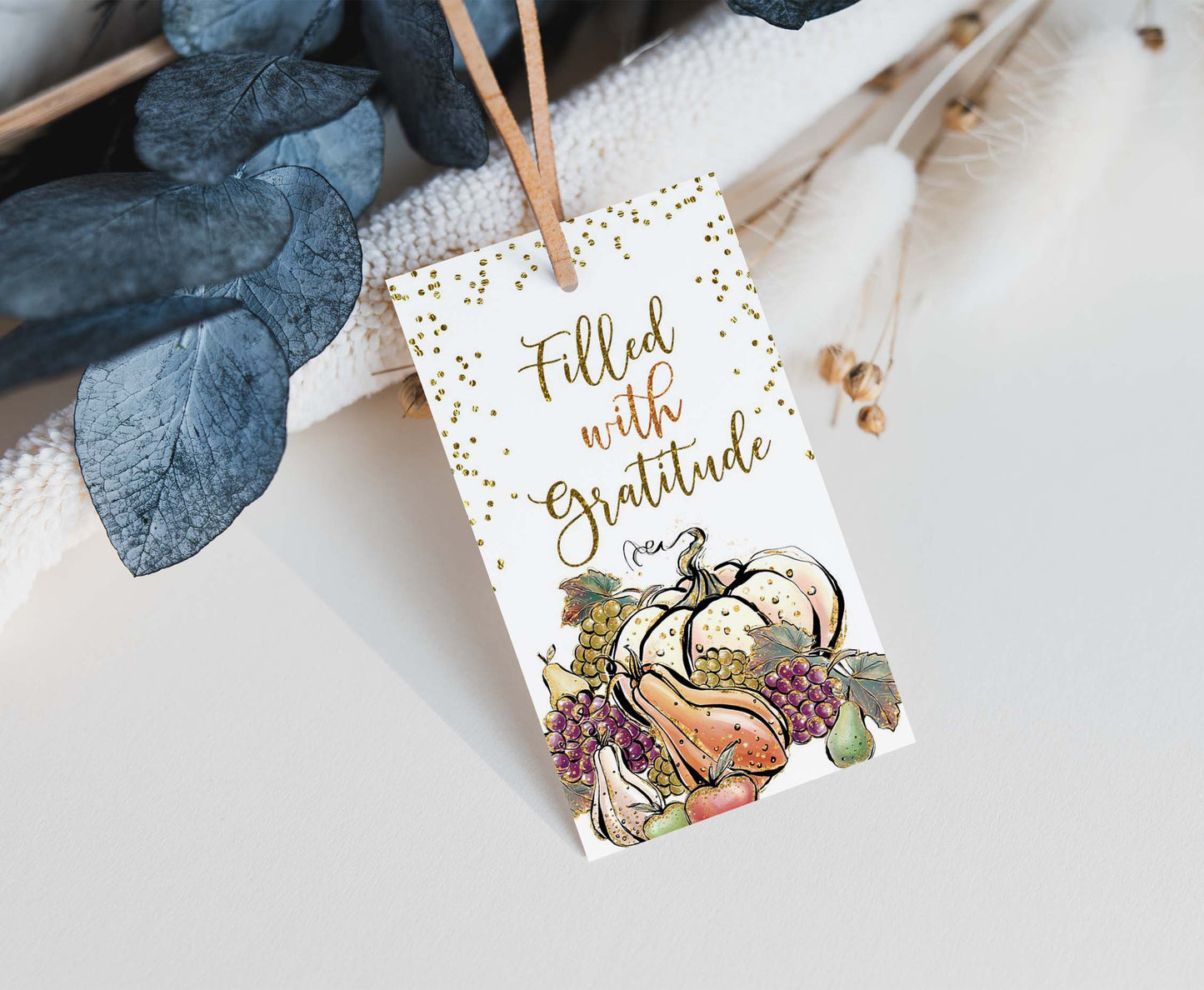 Thankful Tags | Thanksgiving Favor Tags - 118