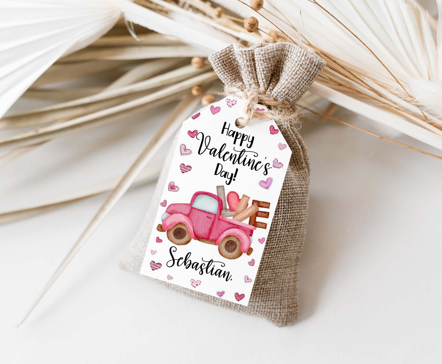 Editable Happy Valentine's Day Tags | Valentine's Gift Tags - 119