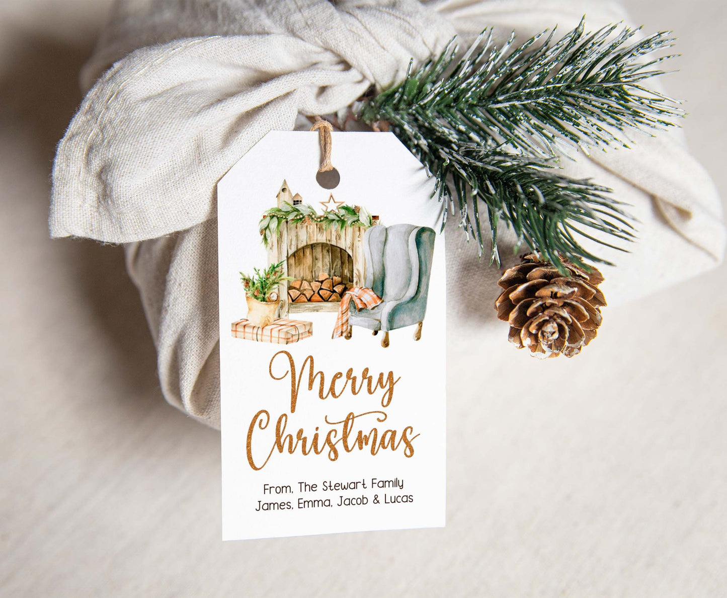 Merry Christmas gift tags | Christmas Favor Tags - 112