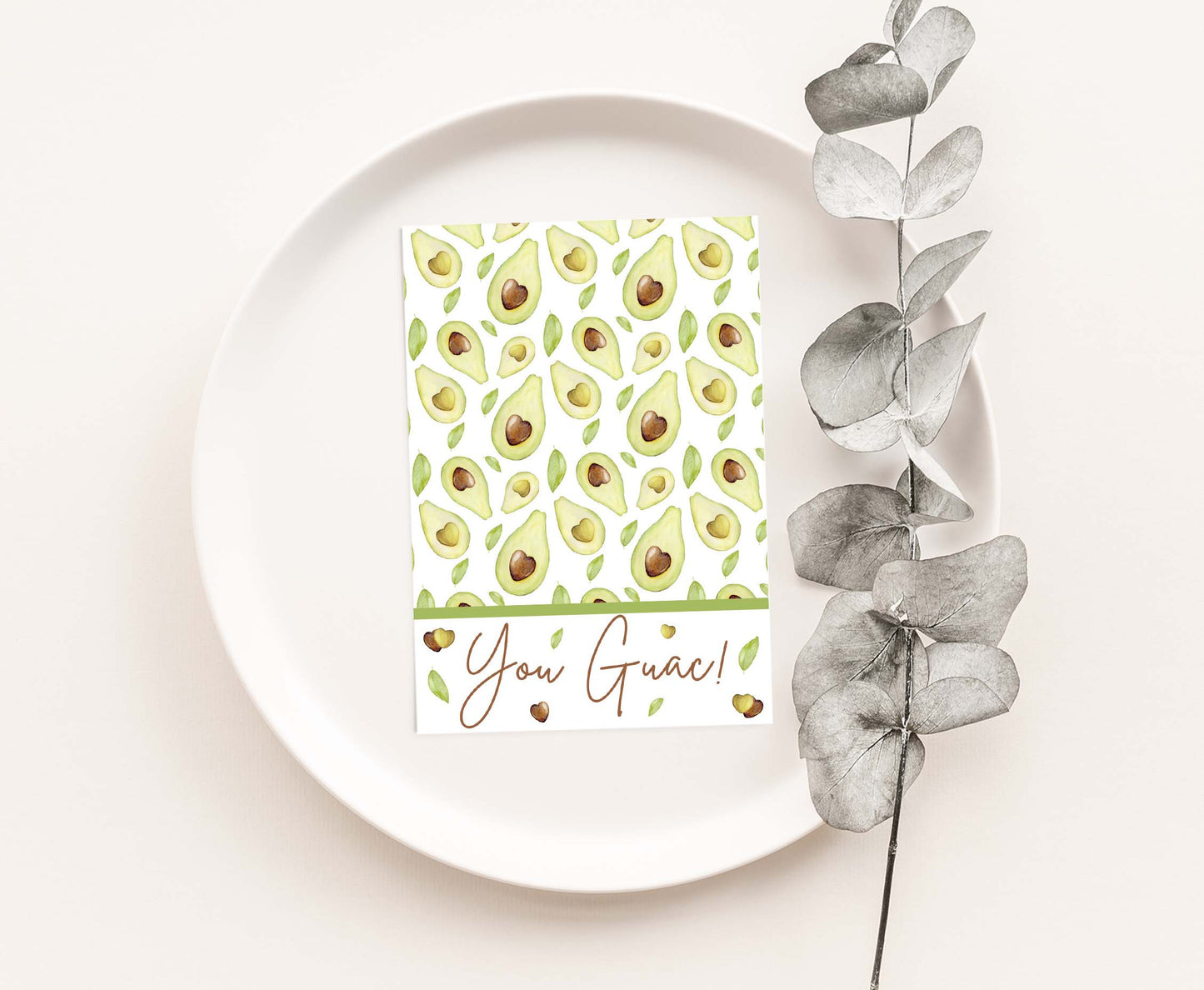 You Guac Cookie Card | Valentines Printable Cards - 119