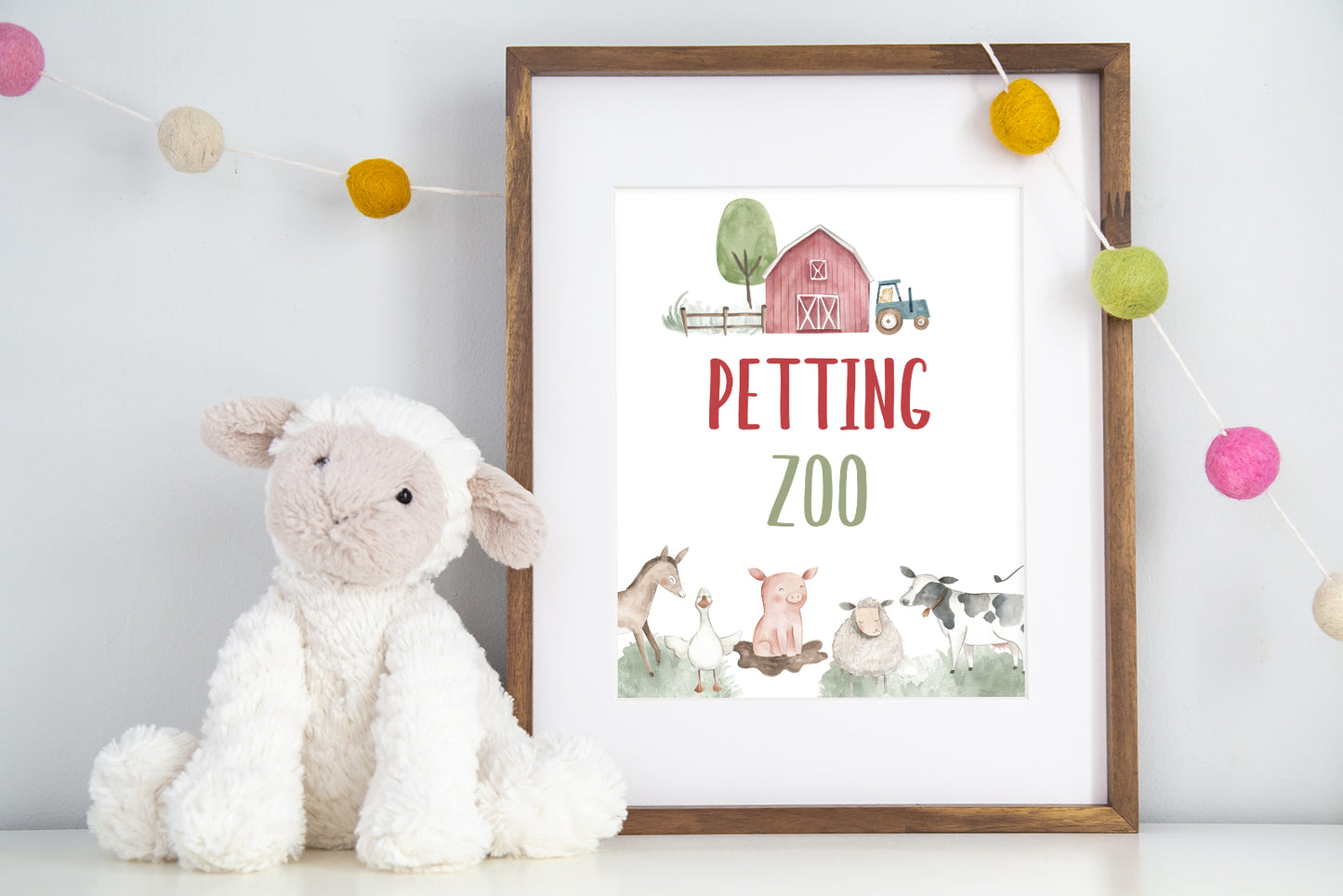 Petting Zoo Sign | Farm Party Decorations - 11B