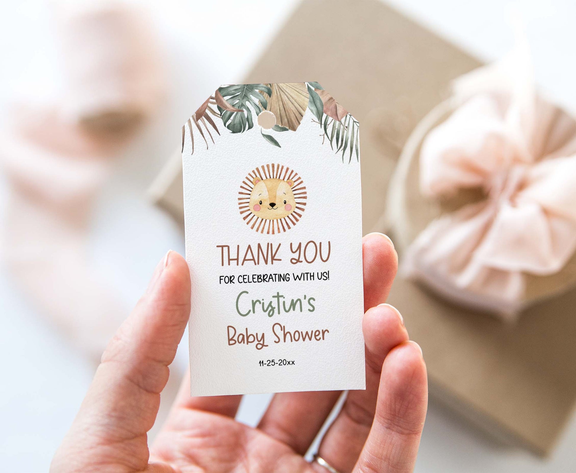 Thank You for Celebrating with Us Tags, Thank You Tags for Wedding Favors,  Bridal Showers, Birthdays, Parties and Baby Showers, Thank You Gift Tags