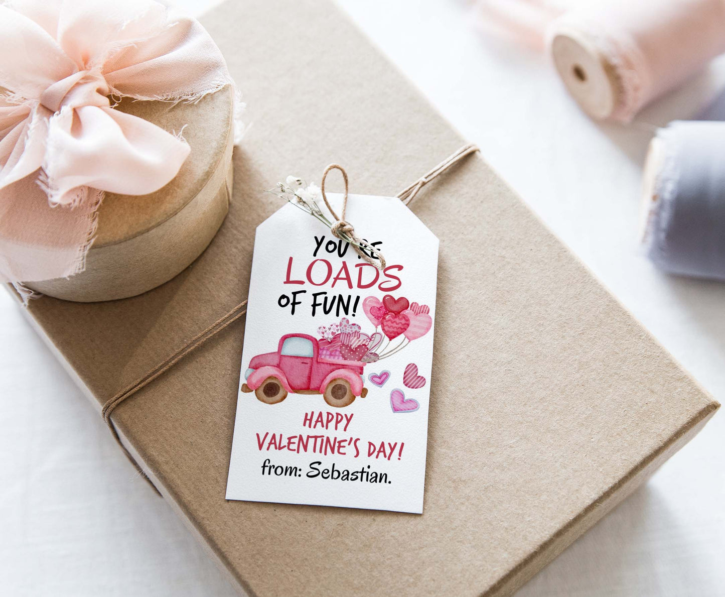 EditableYou're Loads of fun Tags | Happy Valentine's Gift Tags - 119