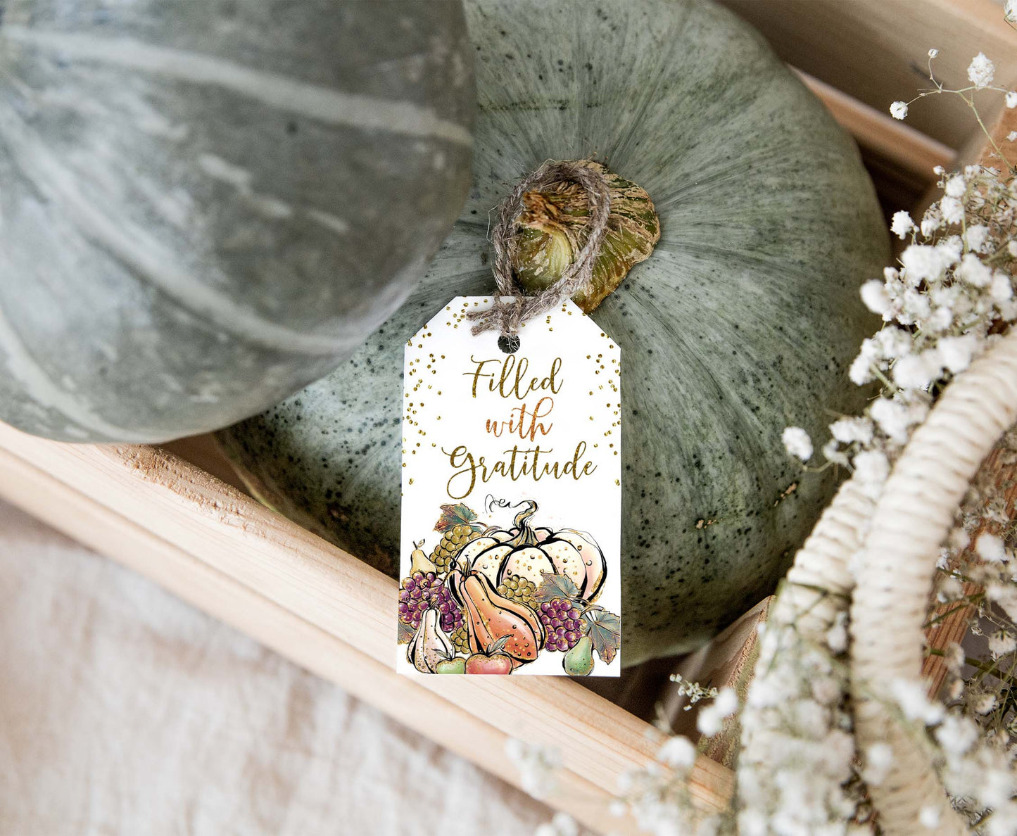 Thankful Tags | Thanksgiving Favor Tags - 118